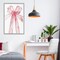 Stupell Industries Watercolor Pink Bow Illustration Framed Giclee, design by LSR Design Studio